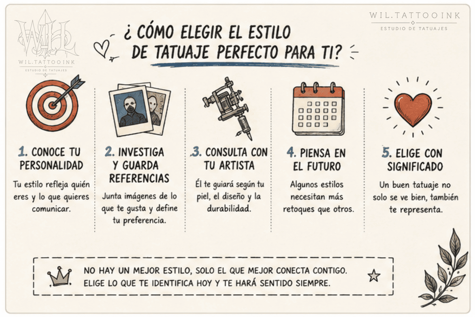 Cómo elegir tu estilo de tatuaje según diseño zona del cuerpo y personalidad