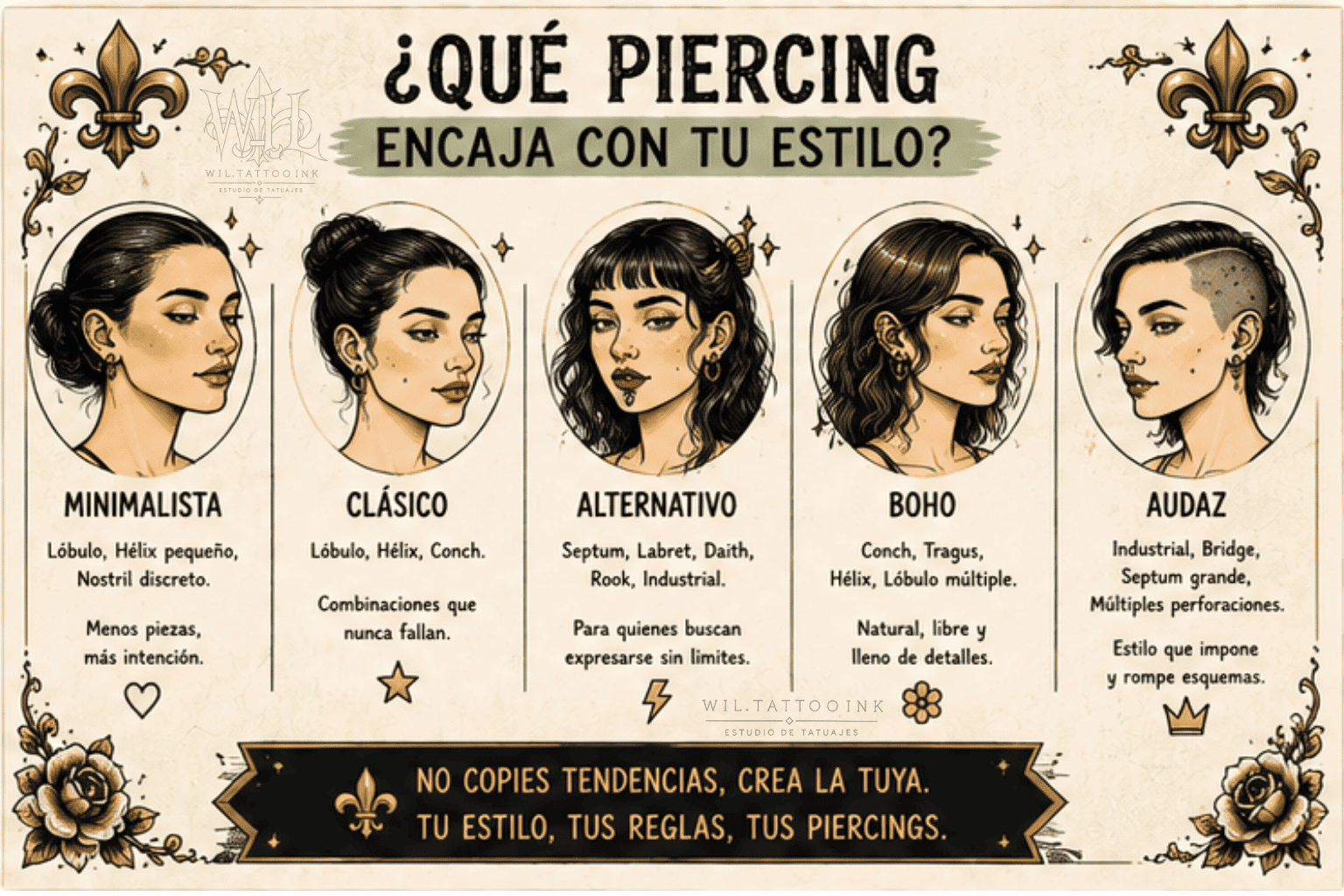 Qué piercing encaja con tu estilo y personalidad