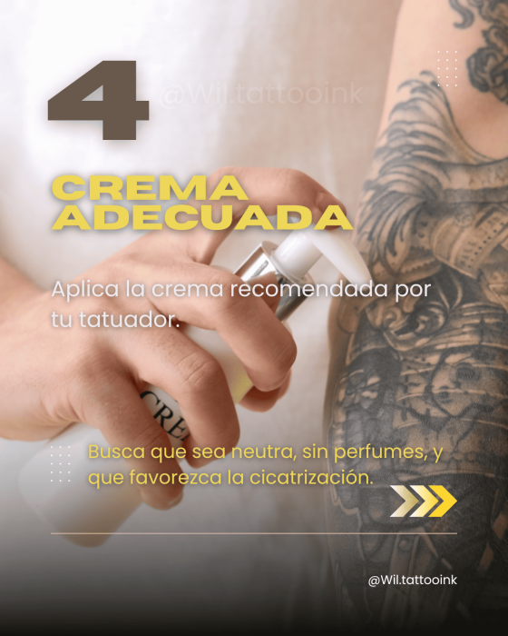 4 crema adecuada